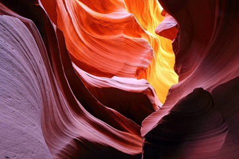 Lower Antelope Canyon, Slot Canyon, Navajo Reservation, Page, Arizona, USA, North America
