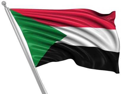Flag of Sudan, This is a computer generated and 3d rendered image
