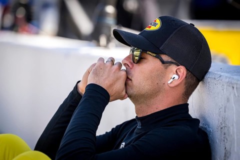 SCOTT MCLAUGHLIN (3) of Christchurch, New Zealand prepares to qualify for the 108th Running of the