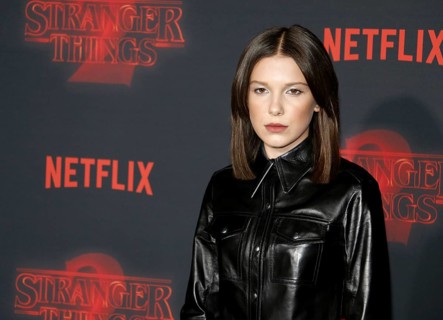 Millie Bobby Brown at the Netflix's season 2 premiere of 'Stranger Things' held at the Regency