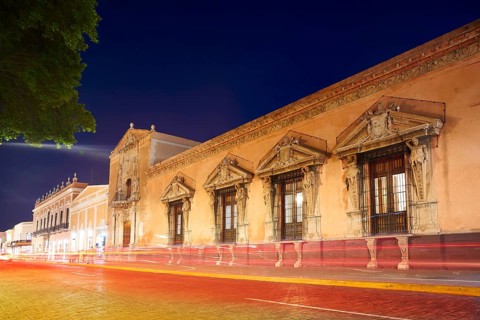 Merida Montejo house National heritage of Yucatan Mexico