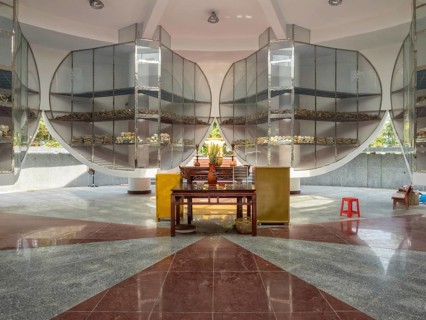 Memorial for the horrors perpetrated by the Khmer Rouge in 1978, Ba Chuc, Vietnam, Asia