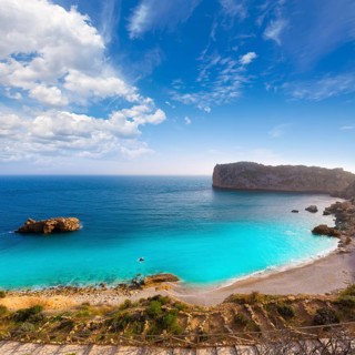 Javea Playa Ambolo beach Xabia in Mediterranean Alicante Spain