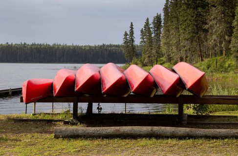 Northern Storm Clouds Canada Saskatchewan canoe rental