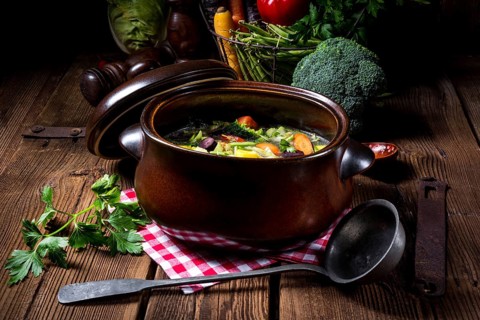 Light vegetable soup