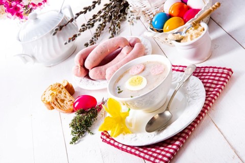 Zurek delicious Polish-style Easter soup