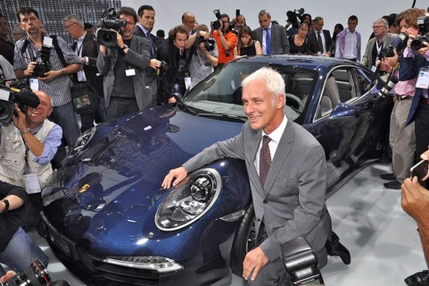 Matthias Müller Chairman of the Executive Board of Porsche