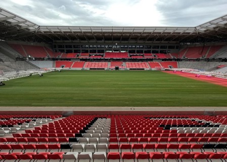 SC Freiburg has used the international break to replace the turf at Europa Park Stadium. New turf