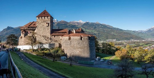 VADUZ, LIECHTENSTEIN, SEPTEMBER 28, 2023, Vaduz Castle, the official residence of the Prince of