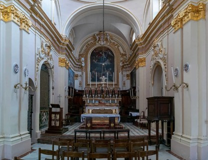 Rabat, Malta, 22 December, 2023: view of the Collegiate Church of Saint Paul in Rabat, Europe