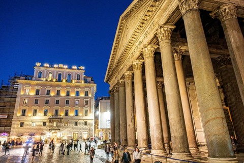 Pantheon of Agrippa, 126 b.C. Roma, Lazio, Italia