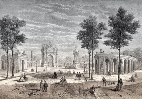 Inauguration of Boulevard du Prince-Eugène (now Boulevard Voltaire), Paris, France, December 7,