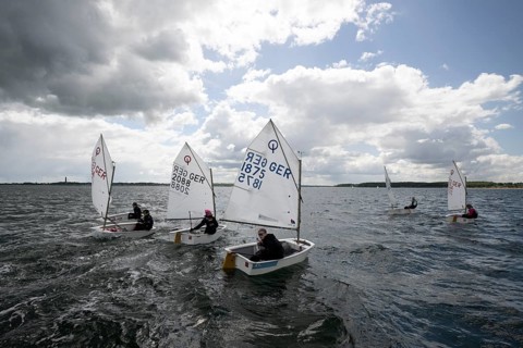 Andreas Dick, Olympic Centre - Schilksee, Kiel, Schleswig Holstein, Scarlett GRIMM on El Ganador