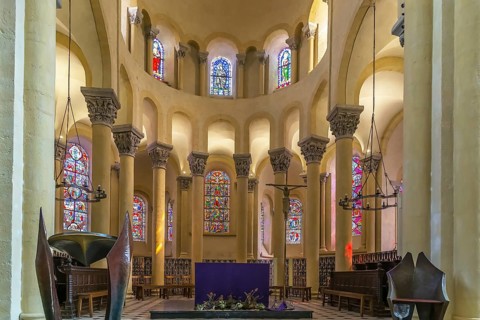 Basilica of Notre-Dame du Port is a Romanesque basilica, formerly a collegiate church in