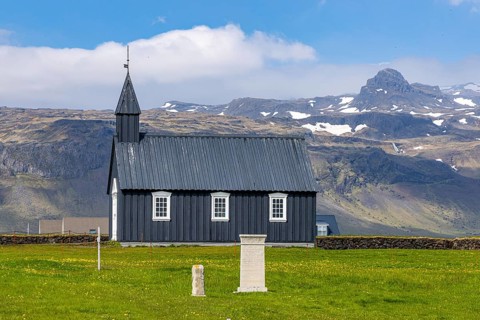 Búðakirkja, Snaefellsnes, island
