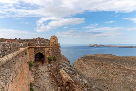A picture of the Gramvousa Fort