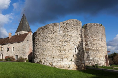 Medieval fortress of Yevre-le-chatel, Loiret, Centre-Val de Loire, France, Europe