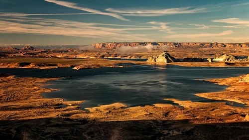 USA Arizona Alstrom Point in sunset