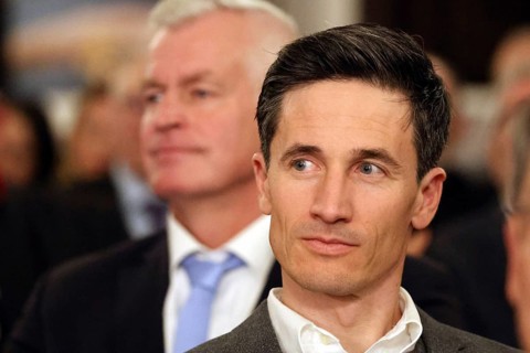 Martin Schmitt (TV expert / ski jumping expert, Eurosport, former world champion) at the 75th