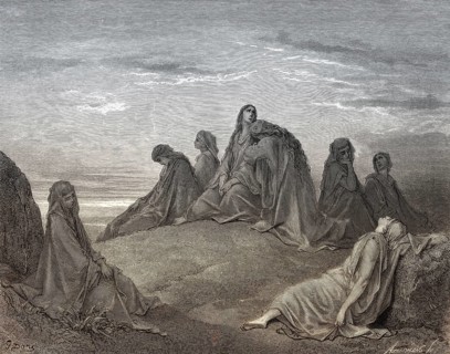 Israelite Women Mourn with Jephthah's Daughter, Gustave Doré