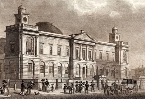 Register House, Princes Street, Edinburgh, Scotland, 19th century, from Modern Athens by Th. H.