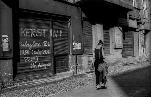 Germany, Berlin, 27.07.1991, Stargarder Straße, Kerstin, Europe