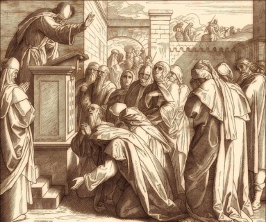 Ezra Reads the Book of the Law, Old Testament, by Julius Schnorr von Carolsfeld