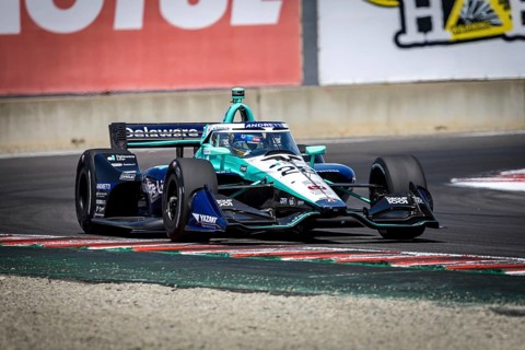 MARCUS ERICSSON (28) of Kumla, Sweden practices for the Firestone Grand Prix of Monterey at
