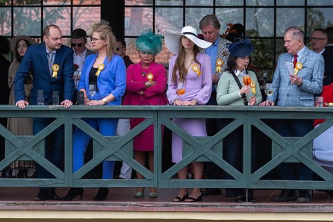 WROCLAW, POLAND - APRIL 23, 2023: Horse racing - opening of the Season at the racecourse WTWK
