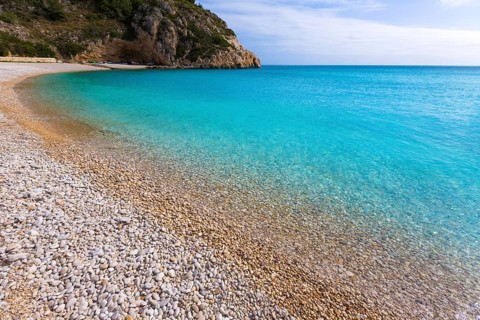 Javea La Granadella beach in Xabia Alicante Mediterranean Spain