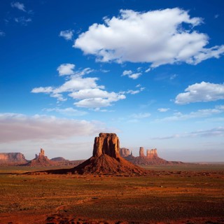 Monument Valley Mittens from Artist point of national Park Utah