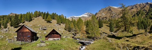 Mitterbergerhütte, Perschitz, Malta Valley, Hohe Tauern National Park, Carinthia, Austria, Europe