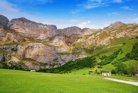 Fuente De mountains in Camaleno Cantabria of Spain