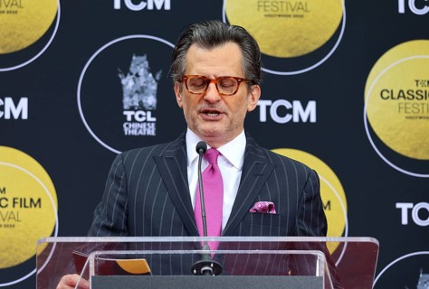Ben Mankiewicz at TCM Hosts Handprint And Footprint Ceremony Honoring Michelle Pfeiffer held at the