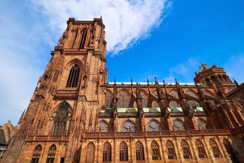 Notre Dame Cathedral in Strasbourg Alsace France