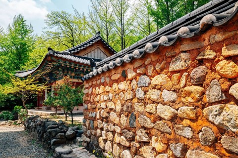 Jogyesan mountain Seonamsa Temple in Suncheon, Korea
