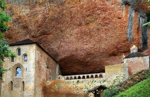 San Juan de la Pena romanesque Monastery Huesca Spain