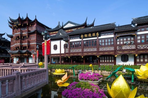 Yuyuan Bazar, Yu Yuan, Yu Garden, Old Town, Shanghai, People's Republic of China