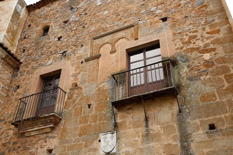 Caceres monumental city in Extremadura of spain