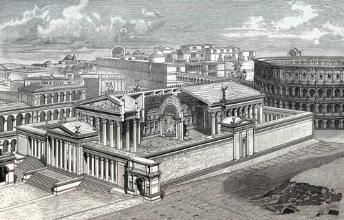 The Temple of Venus and Roma, Ancient Rome, Reconstruction
