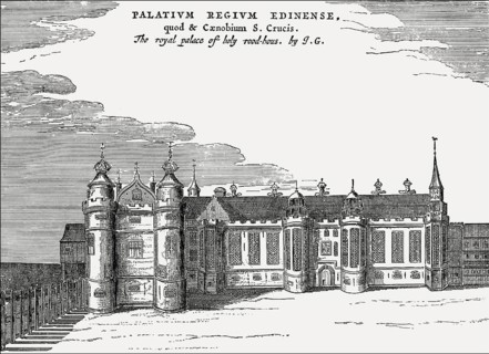 Palace of Holyroodhouse, Edinburgh, Scotland, 1650
