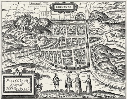 Plan of Edinburgh Castle in 1575