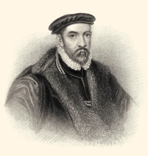 Sir Nicholas Bacon, 1510-1579, an English politician during the reign of Queen Elizabeth I of
