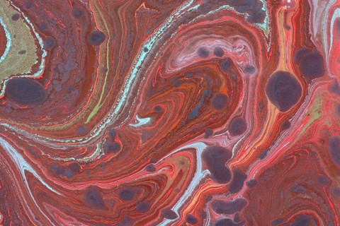 Ebru marble effect pattern design for print
