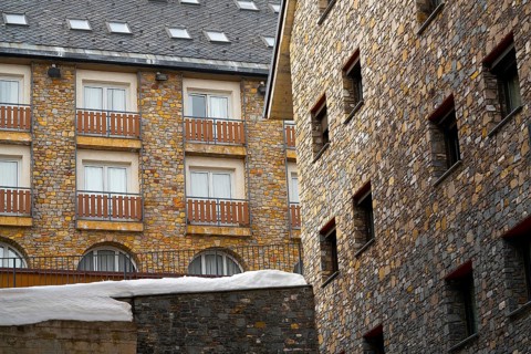 Pas de la Casa ski village of Andorra in Grandvalira sector