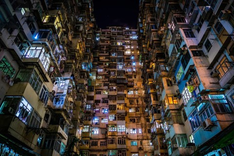 Hong Kong apartment high-rise apartment (Quarry Bay). Shooting Location: Hong Kong Special