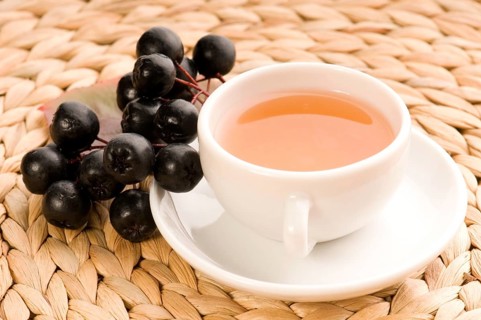 Black chokeberry tea, lodz
