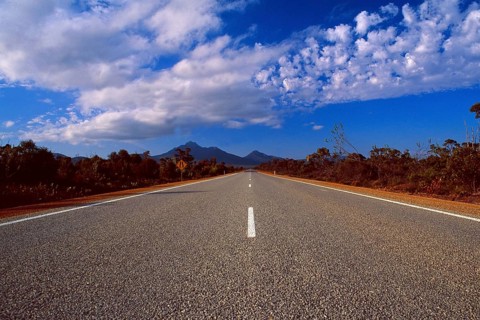 Long way ahead? Where does this road takes you? Asphalt road in Queensland, Australia, Oceania