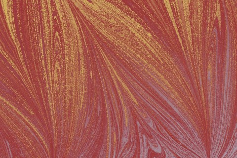 Beautiful abstract art of Ebru marbling painting techniques on water with acrylic paints
