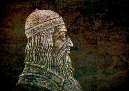 Aristotle, 384-322 BC, ancient Greek philosopher and scientist, digitally altered